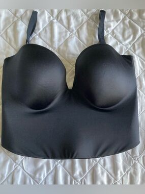 Fine Lines Women's Low Back Longline Bra .